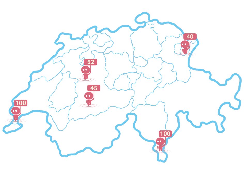 Anche in Svizzera bambini e adolescenti pestano i piedi per la pace. 
